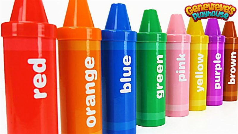 Best Learning Video for Toddlers Learn Colors with Crayon Surprises