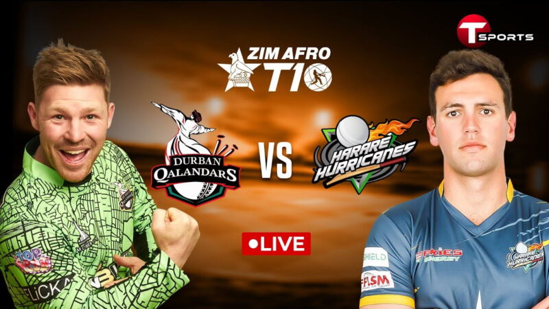 Harare Hurricanes vs Durban Qalandars | Zim Afro T10 | Match 22 | Qualifier 2