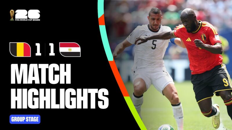 Belgium vs Egypt | Highlights | FIFA World Cup 2026™