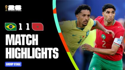 Highlights | Brazil vs Morocco | FIFA World Cup 2026™